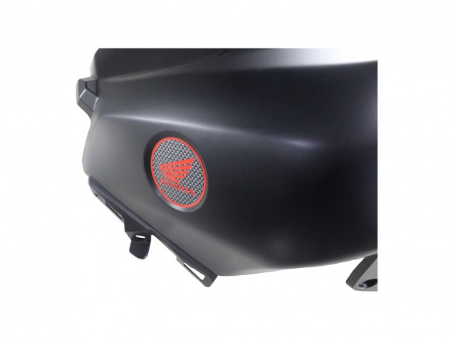 Honda CBR600RR Motorrad Verkleidung 2013-2023 - Matt Schwarz Rot Aufkleber