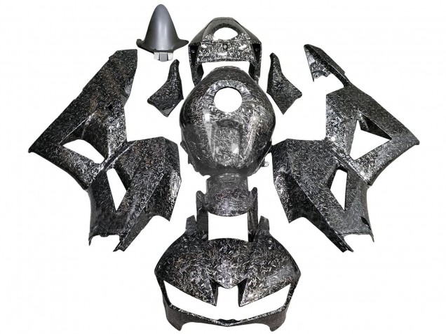 Honda CBR600RR Motorrad Verkleidung 2013-2023 - Schwarz Geschmiedet Carbonfaser