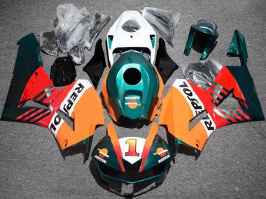 Honda CBR600RR Motorrad Verkleidung 2013-2023 - Orange Weiss Rot Glanzendes Schwarz Dunkel Grun Repsol 1