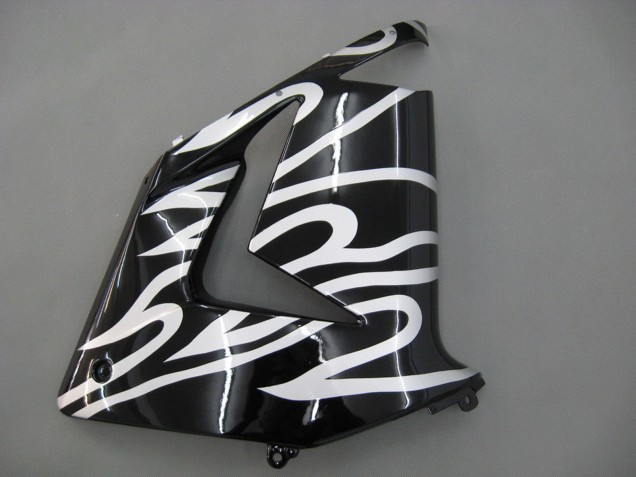 Kawasaki ZX10R Motorrad Verkleidung 2004-2005 - Schwarz Weiss