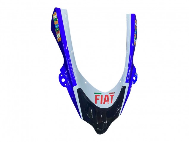 Kawasaki ZX10R Motorrad Verkleidung 2004-2005 - Glanzendes Blau Weiss Fiat Motul