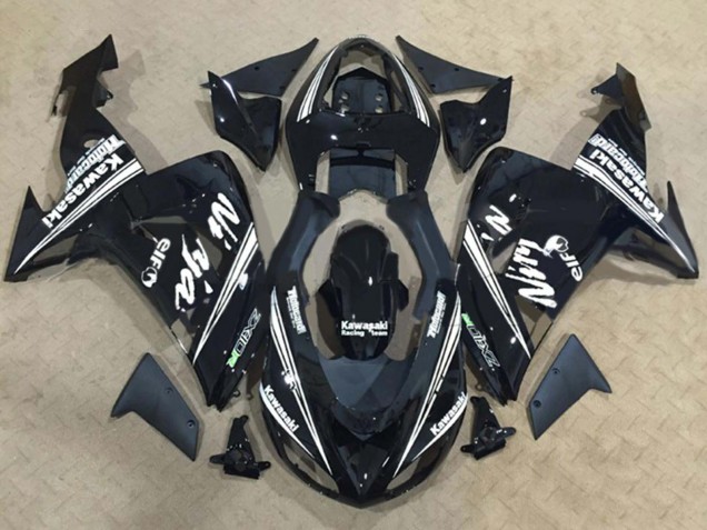 Kawasaki ZX10R Motorrad Verkleidung 2004-2005 - Blau Gelb Monster