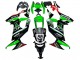 Kawasaki ZX10R Motorrad Verkleidung 2008-2010 - Grun Weiss Rot Schwarz Monster Elf 66