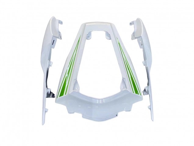 Kawasaki ZX10R Motorrad Verkleidung 2011-2015 - Weiss Grun Streifen Schwarz Ninja