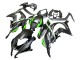 Kawasaki ZX10R Motorrad Verkleidung 2016-2020 - Matt Schwarz Grun Weiss Ninja