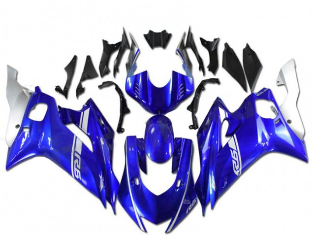 Yamaha YZF R6 Motorrad Verkleidung 2017-2023 - Blau Silber