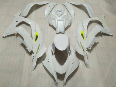 Kawasaki ZX10R Motorrad Verkleidung 2016-2020 - Weiss Neon Gelb