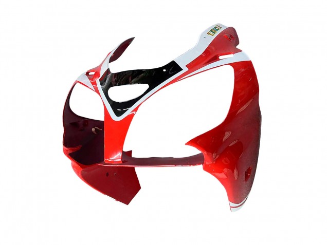 Kawasaki ZX6R Motorrad Verkleidung 2000-2002 - Weiss Rot Schwarz