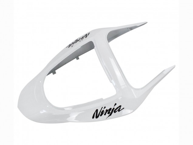 Kawasaki ZX6R Motorrad Verkleidung 2003-2004 - Weiss Schwarz Aufkleber