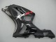 Kawasaki ZX6R Motorrad Verkleidung 2003-2004 - Glanzendes Schwarz