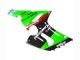 Kawasaki ZX6R Motorrad Verkleidung 2005-2006 - Grun Rot Schwarz Elf 66