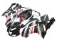 Kawasaki ZX6R Motorrad Verkleidung 2007-2008 - Schwarz Silber Rot Ninja