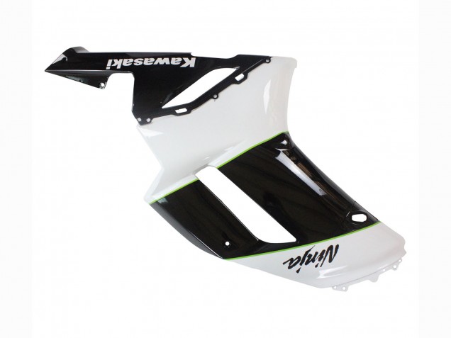 Kawasaki ZX6R Motorrad Verkleidung 2007-2008 - Schwarz Weiss Ninja