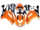 Kawasaki ZX6R Motorrad Verkleidung 2007-2008 - Orange Schwarz Ninja