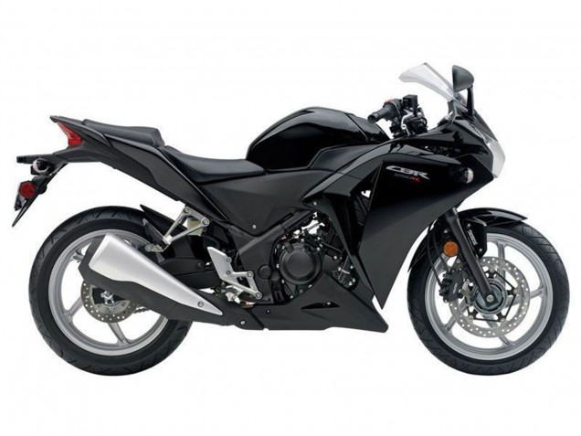 Honda CBR250RR Motorrad Verkleidung 2011-2015 - Matt Schwarz