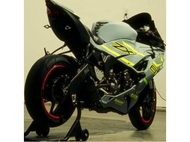 Kawasaki ZX6R Motorrad Verkleidung 2019-2022 - Nardo Grau Gelb