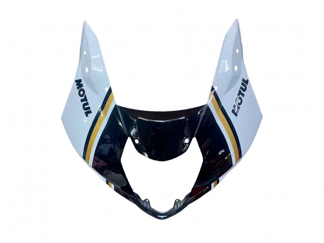 Suzuki GSXR 1000 Motorrad Verkleidung 2003-2004 - Weiss Schwarz Gold Motul Lucky Strike