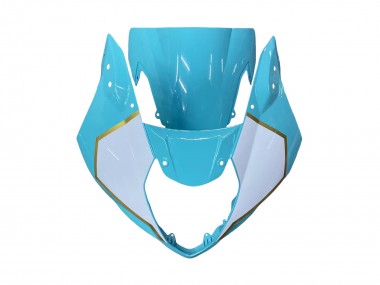 Suzuki GSXR 1000 Motorrad Verkleidung 2003-2004 - Weiss Hellblau Gold