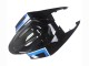 Suzuki GSXR 1000 Motorrad Verkleidung 2005-2006 - Schwarz Blau Weiss Motul