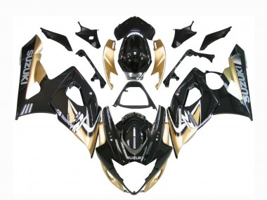 Suzuki GSXR 1000 Motorrad Verkleidung 2005-2006 - Schwarzes Gold