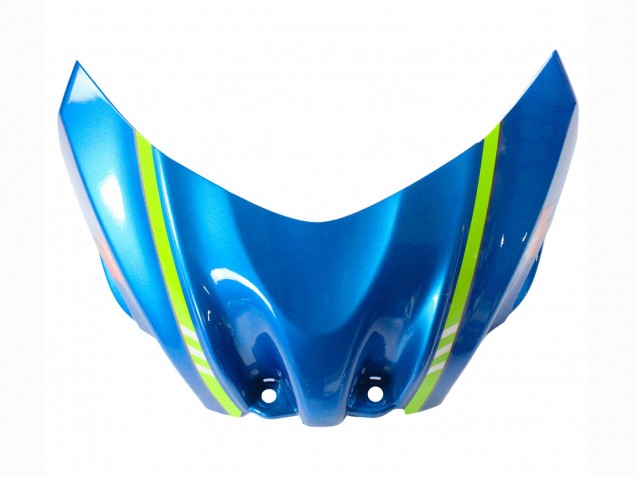 Suzuki GSXR 1000 Motorrad Verkleidung 2009-2016 - Hellblau Grun Motul 29 Ecstar