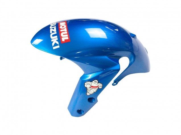 Suzuki GSXR 1000 Motorrad Verkleidung 2009-2016 - Hellblau Grun Motul 29 Ecstar