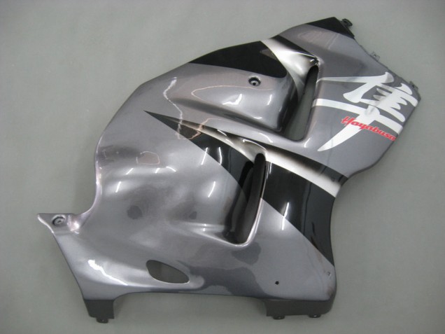 Suzuki GSXR 1300 Hayabusa Motorrad Verkleidung 1996-2007 - Grau Schwarz Hayabusa