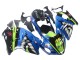 Suzuki GSXR 1300 Hayabusa Motorrad Verkleidung 1996-2007 - Blau Grun Hai 46