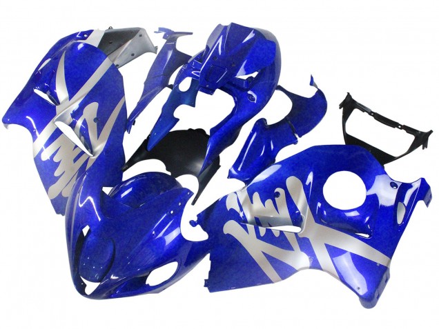 Suzuki GSXR 1300 Hayabusa Motorrad Verkleidung 1996-2007 - Glanzendes Blau