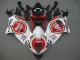 Suzuki GSXR 1300 Hayabusa Motorrad Verkleidung 1996-2007 - Weiss Rot Motul