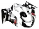 Suzuki GSXR 600 / GSXR 750 Motorrad Verkleidung 2001-2003 - Weiss Glanzendes Schwarz Rot