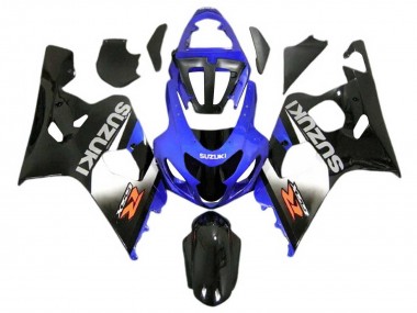 Suzuki GSXR 600 / GSXR 750 Motorrad Verkleidung 2004-2005 - Blau Schwarz