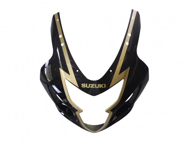 Suzuki GSXR 600 / GSXR 750 Motorrad Verkleidung 2004-2005 - Glanzendes Schwarz Gold Corona