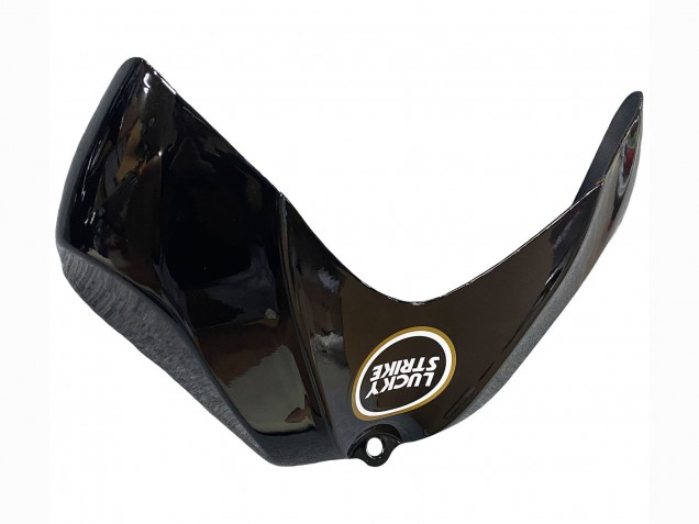 Suzuki GSXR 600 / GSXR 750 Motorrad Verkleidung 2006-2007 - Glanzendes Schwarz Weiss Motul Lucky Strike
