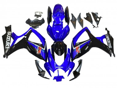 Suzuki GSXR 600 / GSXR 750 Motorrad Verkleidung 2006-2007 - Blau Schwarz Rot