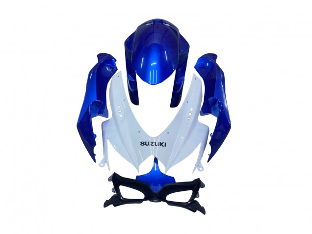 Suzuki GSXR 600 / GSXR 750 Motorrad Verkleidung Kit 2008-2010 - Blau Weiss Rot