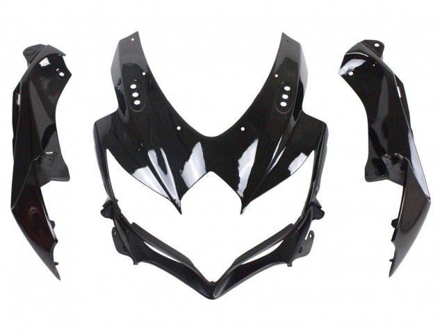 Suzuki GSXR 600 / GSXR 750 Motorrad Verkleidung 2008-2010 - Glanzendes Schwarz Blau