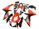 Suzuki GSXR 600 / GSXR 750 Motorrad Verkleidungen Kit 2011-2024 - Rot Glanzendes Schwarz