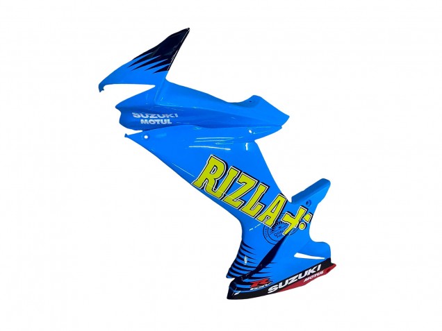 Suzuki GSXR 600 / GSXR 750 Motorrad Verkleidung 2011-2024 - Blau Gold Rot Schwarz Rizla