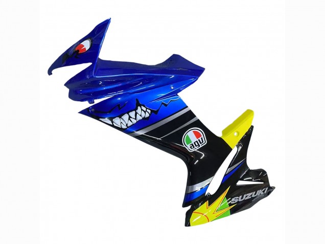 Suzuki GSXR 600 / GSXR 750 Motorrad Verkleidung 2011-2024 - Blau Gelb