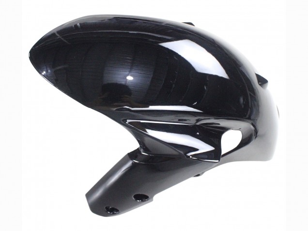 Suzuki GSXR 600 / GSXR 750 Motorrad Verkleidung 2011-2024 - Glanzendes Schwarz Matt Schwarz Weiss Aufkleber