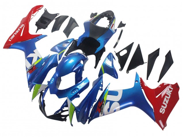 Suzuki GSXR 600 / GSXR 750 Motorrad Verkleidung 2011-2024 - Blau Rot