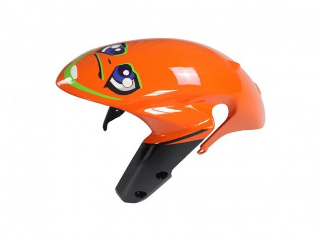 Suzuki GSXR 600 / GSXR 750 Motorrad Verkleidung 2011-2024 - Hellblau Orange Schwarz Weiss Hai 46