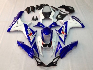 Suzuki GSXR 600 / GSXR 750 Motorrad Verkleidung 2011-2024 - Blau Weiss