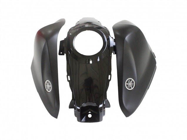 Yamaha YZF R3/R25 Motorrad Verkleidung 2015-2018 - Glanzendes Schwarz Matt Schwarz Rot