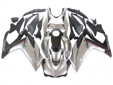 Yamaha YZF R3/R25 Motorrad Verkleidung 2015-2018 - Silber Schwarz