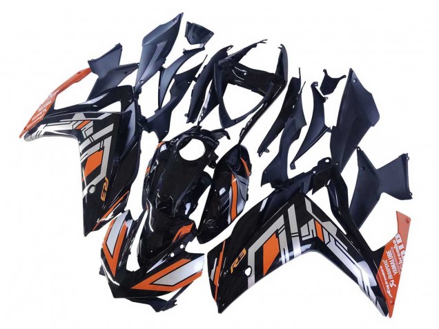 Yamaha YZF R3/R25 Motorrad Verkleidung 2015-2018 - Blau Orange Silber Yamalube