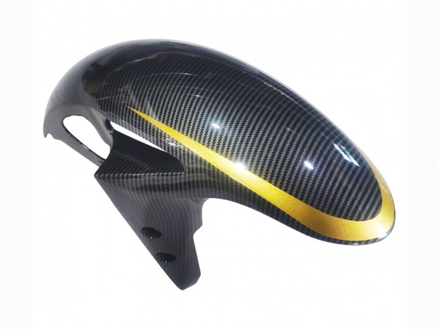 Yamaha YZF R3/R25 Motorrad Verkleidung 2019-2021 - Gold Schwarz Carbonfaser