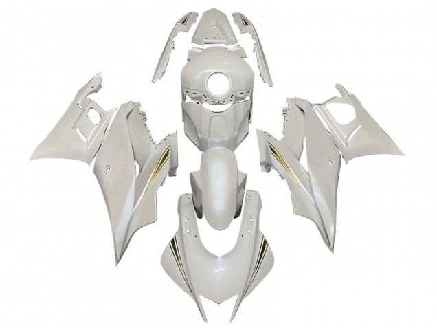 Yamaha YZF R3/R25 Motorrad Verkleidung 2019-2021 - Weiss Gold