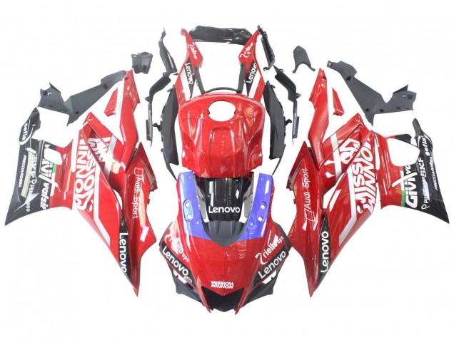 Yamaha YZF R3/R25 Motorrad Verkleidung 2019-2021 - Rot Lila Schwarz Valsir Lenovo